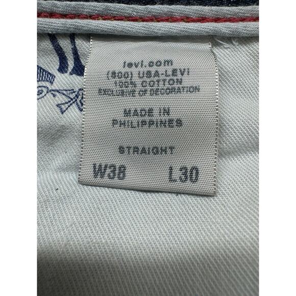 Levi's Red Collection Limited Edition Straight Leg Jeans Distressed Men's 38X30 - Picture 6 of 7